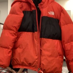 The North Face Kids Puffer Jacket in Red and Black